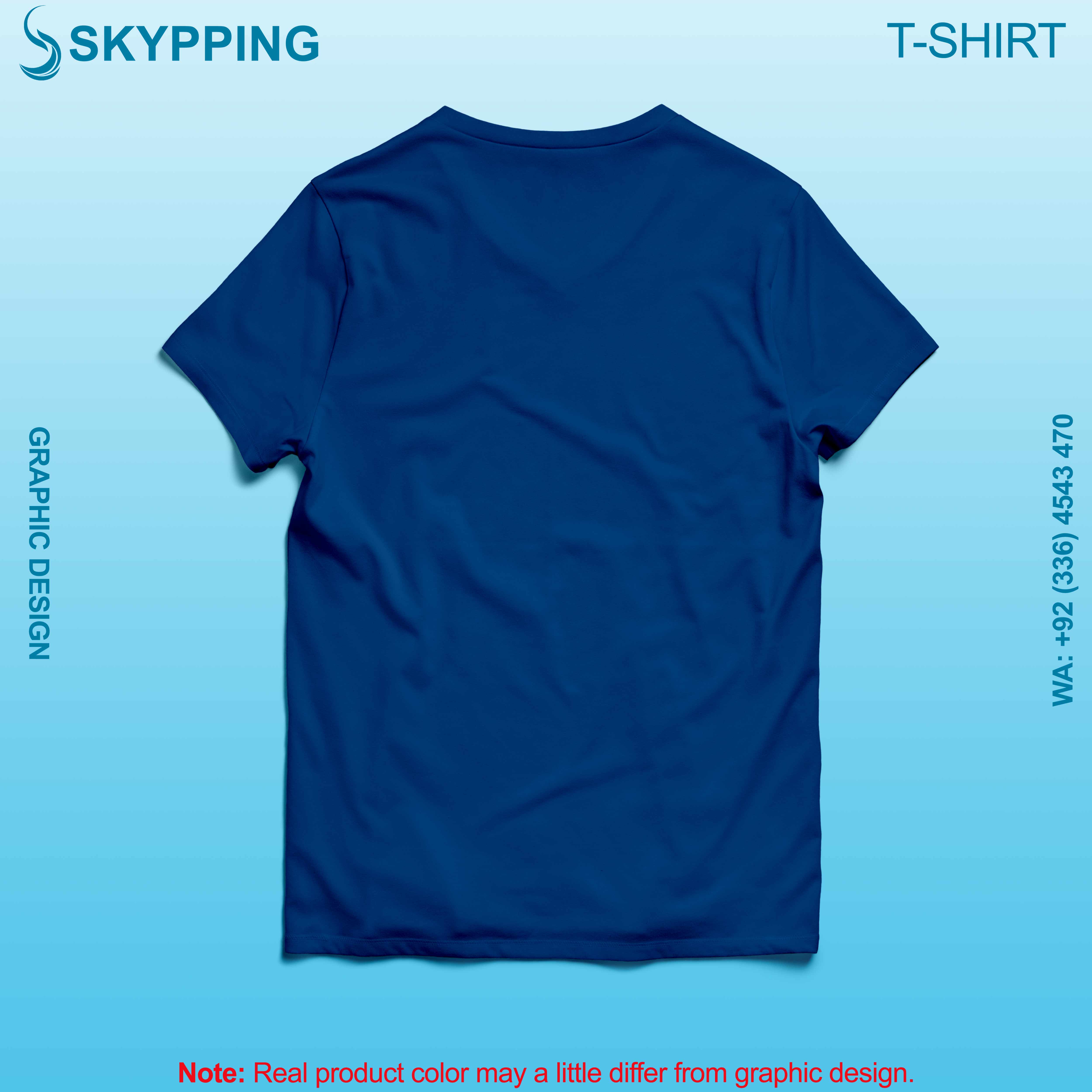 V-Neck Short set-in style sleeve long length t-shirt with shoulder panel for men